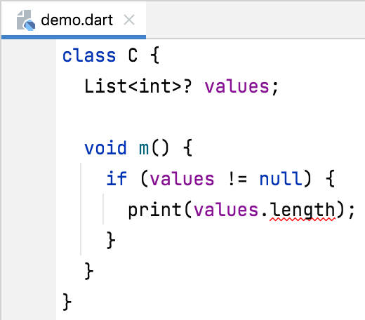 Quick fixes for analysis issues