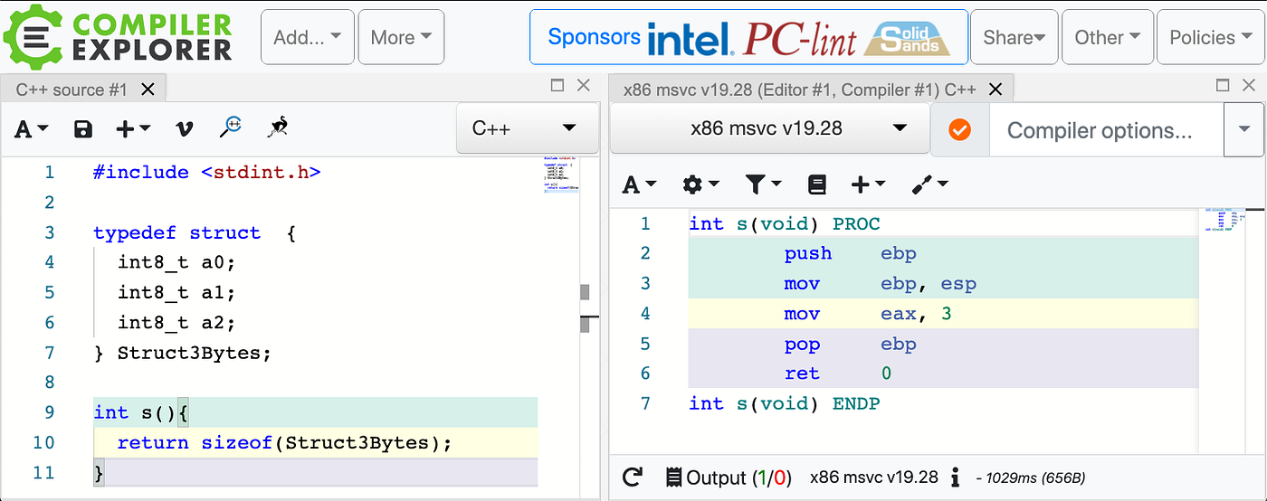Implementing structs by value in Dart FFI